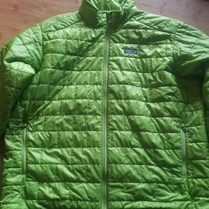 Mens Patagonia Nano Puff Jacket, Green, XXL